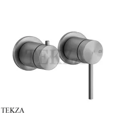 Gessi 316 SHOWER Смеситель для душа с переключателем, внешняя часть 54077-239, Steel Brushed