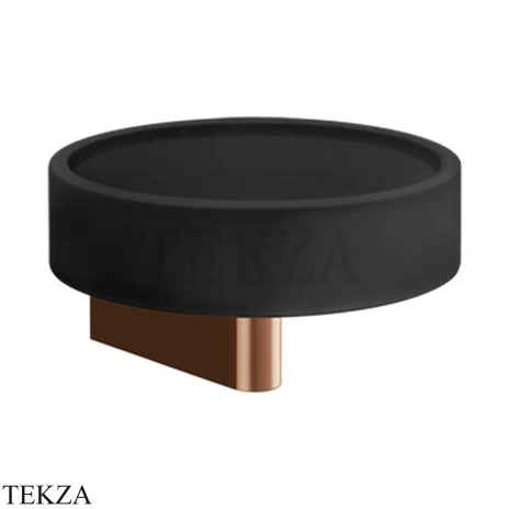 Gessi Origini Мыльница настенная с держателем, черная 66402-030, Copper PVD