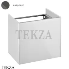 KEUCO ROYAL Reflex Тумба под раковину, 1 дверца, петли справа 34090110002, антрацит стекло глянец