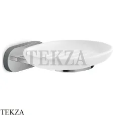 Newform O’RAMA Мыльница подвесная с держателем, керамика 67200.59.064, PVD Brushed gun metal