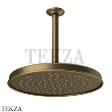 Gessi VENTI20 Верхний душ 300 с потолочным креплением 65153-713, Antique Brass