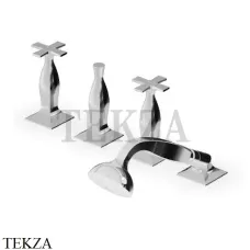 Zucchetti Bellagio Смеситель для ванны с гарнитуром ZB1481, хром глянец