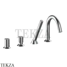 Fantini Nostromo Смеситель на борт ванны с гарнитуром, 50021665, хром глянец