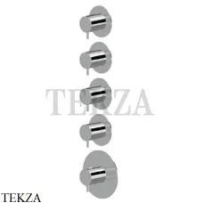 Newform XT Термостат для душа на 4 потока, внешняя часть, 67601E.21.018, хром глянец