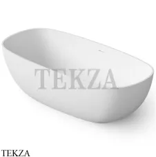 Dea Design Modern Ванна отдельностоящая скругленная 162x80 Solid Surface DD8666 1620 18, White №18