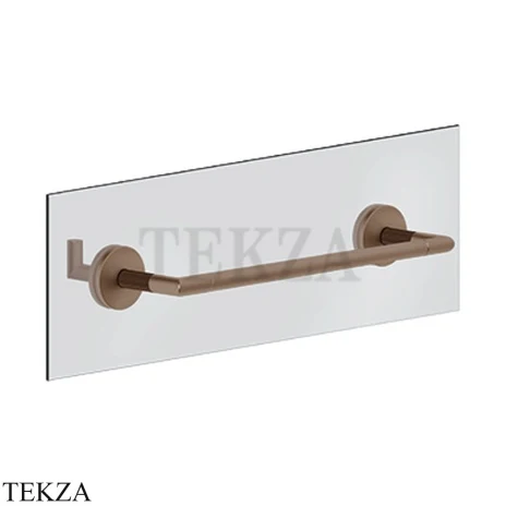 Gessi INGRANAGGIO Полотенцедержатель для крепления на стекло, 30 см 63924-708, Copper Brushed PVD