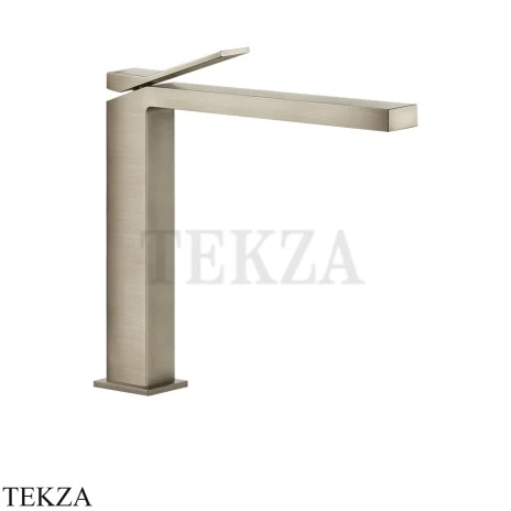 Gessi RETTANGOLO K Смеситель для раковины, без сливного гарнитура 53004-149, Finox Brushed Nickel