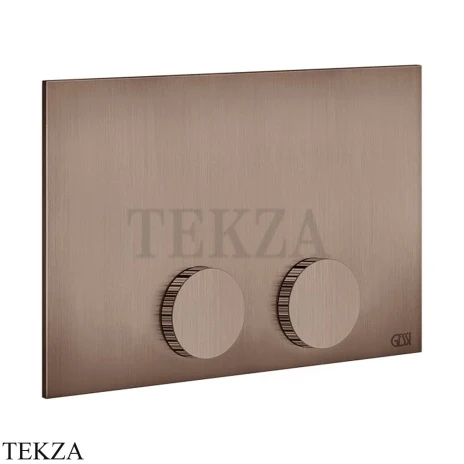 Gessi INGRANAGGIO Клавиша смыва для инсталляции TECE, TeceProfil, TeceBox 54641-708, медь Brushed