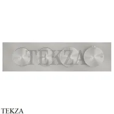 Gessi Origini NEUTRAL Термостат для душа 2 потока с кнопками, внешняя часть 66222-149, Finox Brushed Nickel