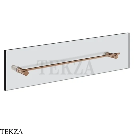 Gessi Incastri Полотенцедержатель для крепления на стекло, 60 см 75515-708, медь Brushed