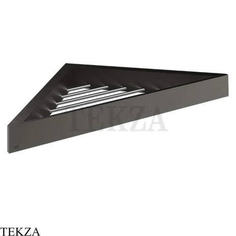 Gessi Rettangolo Угловая решетка-полка в душевую зону 20861-707, Black Metal Br. PVD