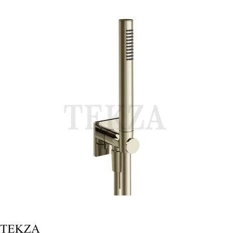 Gessi Incastri Душевой комплект, стержневая лейка 73523-720, никель глянец