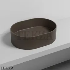 Cielo Theo Oval Раковина накладная, овал, без перелива THLAO CA, Cacao