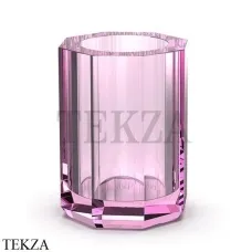 Decor Walther Kristall BER Стакан настольный хрусталь 0923961, розовый