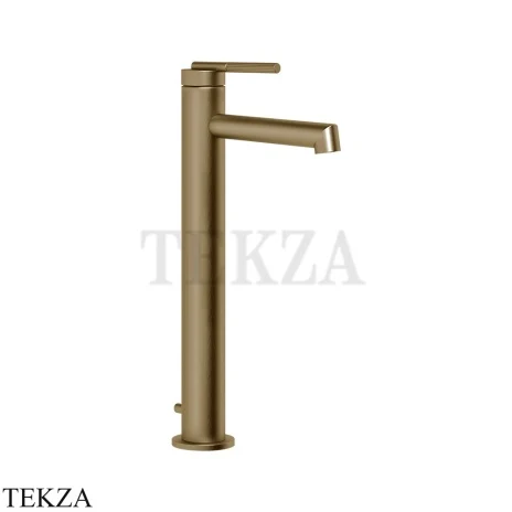 Gessi INGRANAGGIO Смеситель для раковины, высокий, с донным клапаном 63503-791, Deep Bronze Br. PVD