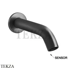 Gessi 316 FLESSA Электронный настенный смеситель внешняя часть 54015-707, Black Metal Brushed
