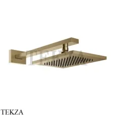 Gessi Rettangolo shower Верхний душ с кронштейном 20148-726, Warm Bronze Br. PVD Gessi Rettangolo shower Верхний душ с кронштейном 20148-726, Warm Bronze Br. PVD