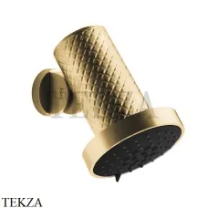 Gessi 316 SPOTWATER INTRECCIO Душевая головка настенная, 3 функции 57251-727, Brushed Brass Gessi 316 SPOTWATER INTRECCIO Душевая головка настенная, 3 функции 57251-727, Brushed Brass