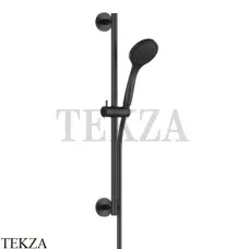 Gessi Emporio Via manzoni Душевой гарнитур с ручной лейкой, шланг 1,50 м 47304-299, черный матовый