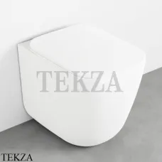 Cielo ERA 2.0 Унитаз приставной, БЕЗ ОБОДКА, сиденье с микролифтом ERVAK TL, белый матовый Talco