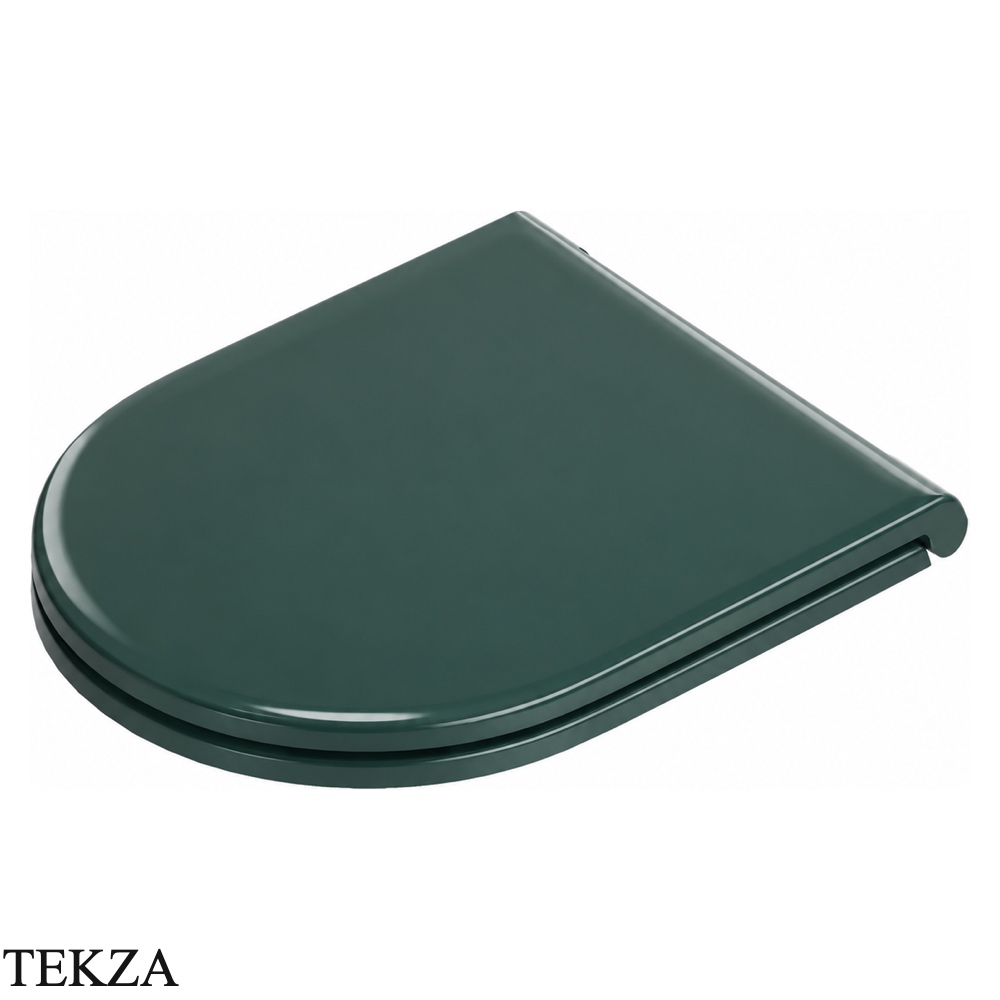 ArtCeram Solida сиденье с крышкой Flat быстросъёмное с микролифтом FLA016 69 71, Ivy глянец