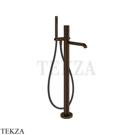 Gessi Habito UNITO Смеситель для ванны напольный, внешняя часть 70028-845, Dark Bronze