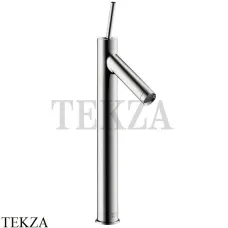 Axor Starck 250 Смеситель для раковины высокий, с донным клапаном 10129000, хром глянец