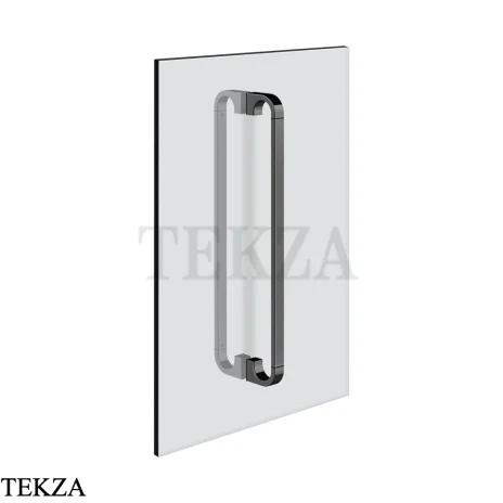 Gessi Perle Полотенцедержатель для крепления на стекло, 30 см 74631-706, black хром глянец