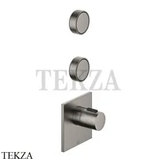 Dornbracht CYO Термостат для душа 1/2, 2 вентиля, внешняя часть, 36503780-99 х2, Dark Platinum matt