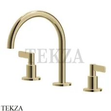 Newform Blink Chic Смеситель для раковины, без гарнитура 71000.59.098, PVD Brushed pale gold