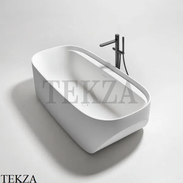 Antonio Lupi SLED Ванна овальная свободностоящая, Flumood, белый матовый