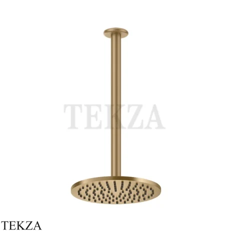 Gessi Goccia Верхний душ с потолочным кронштейном под размер 33664-726, Warm Bronze Br. PVD