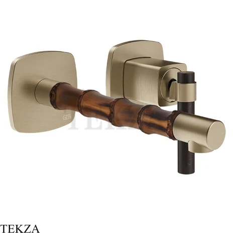 Gessi Jacqueline Смеситель для раковины, внешняя часть 77288-149, нерж. сталь Brush / никель Brushed