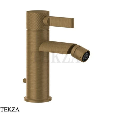 Gessi INCISO Смеситель для биде, с донным клапаном 58007-713, Antique Brass