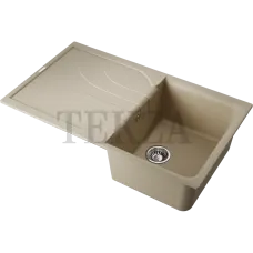 Omoikiri Yasugata 86 Кухонная мойка Tetogranit прямоугольная с крылом 4993873 шампань