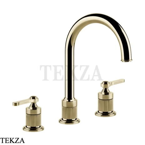 Gessi VENTI20 Смеситель для раковины зонтичный, с донным клапаном 65015-710, Brass PVD