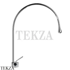 Gessi Goccia Смеситель для раковины высокий, без сливного гарнитура 33603-031, хром глянец