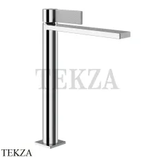 Gessi Inverso Diamantato Смеситель для раковины высокий, с донным клапаном 73653-031, хром глянец