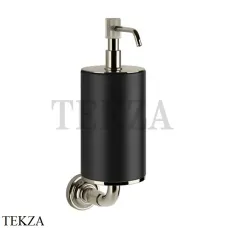 Gessi VENTI20 Дозатор для жидкого мыла настенный черный 65414-720, Nickel PVD