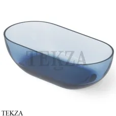 Dea Design Shadow Ванна отдельностоящая овальная 165x82 Glasstech DD8619 1650 R7, Royal Blue R7