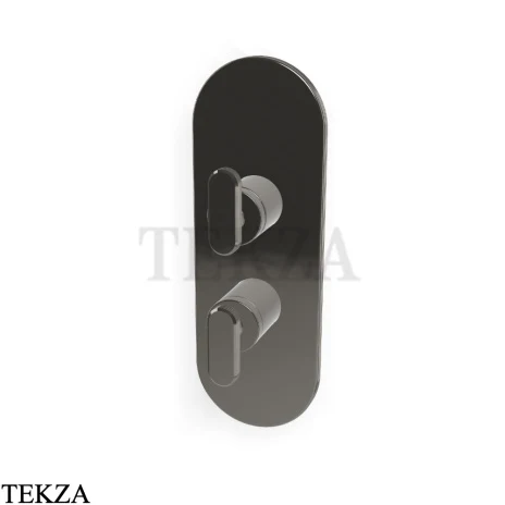 FIMA Carlo Frattini Park Line Смеситель для душа 2-3 потока, внешняя часть F1309X6CN, black chrome