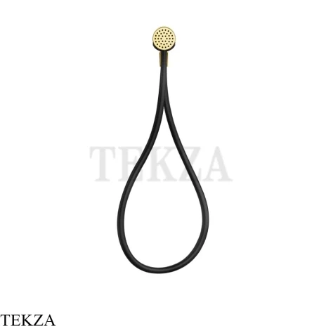 Gessi HI-FI Душевой комплект с магнитной лейкой, шланг из Darkflex 63199-246, Gold PVD