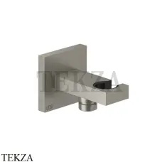 Gessi Rettangolo shower Вывод воды с держателем 20161-149, Finox Brushed Nickel