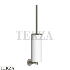 Gessi INGRANAGGIO Туалетный ершик настенный белый 63819-149, Finox Brushed Nickel