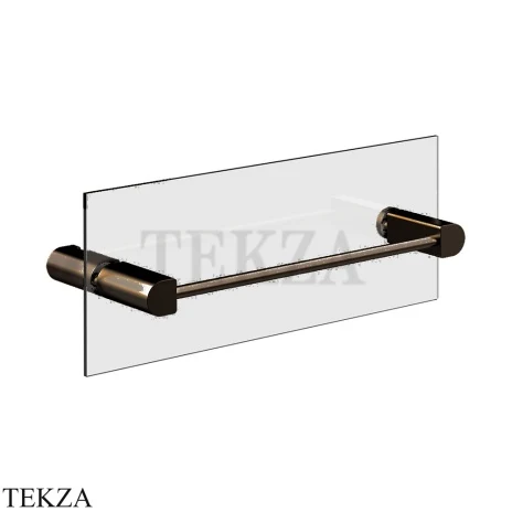 Gessi RILIEVO Полотенцедержатель для крепления на стекло, 30 см 59562-845, Dark Bronze