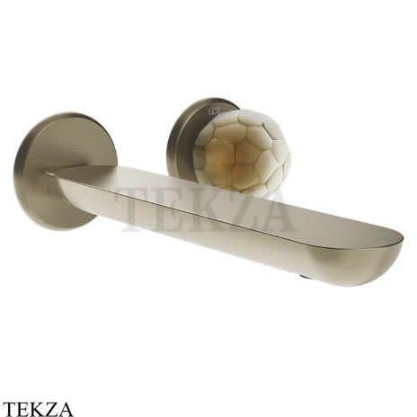 Gessi Perle Смеситель для раковины, внешняя часть 74488-149, нерж. сталь Brush / никель Brushed