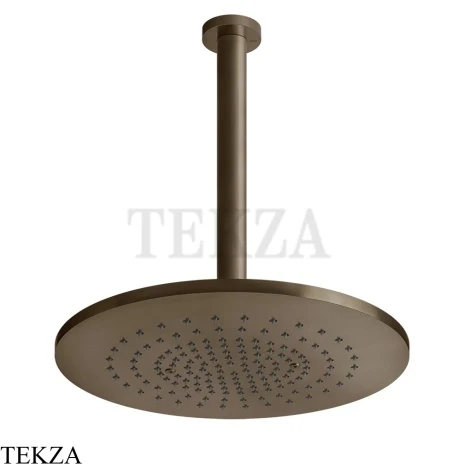 Gessi 316 SHOWER Верхняя душевая лейка с креплением под размер 54150-761, Coffee Bronze Brushed PVD