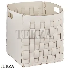 ADJ Bottega Корзина-ёмкость для мелочей высокая 35x35 см 1047.16/10, белый/панна котта