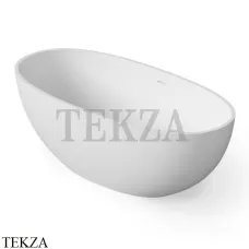 Dea Design Nature Ванна отдельностоящая овальная 165x80 Solid Surface DD8628 1650 18, White №18