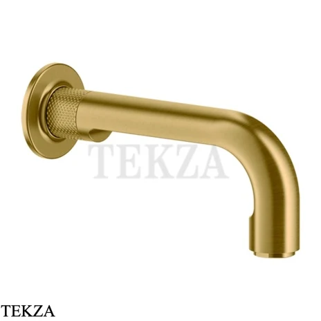 Gessi INCISO Излив для ванны настенный 190 см 58103-716, Gold Br. PVD